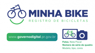 Usuário do Governo Digital, registre sua "magrela" no Minha Bike, assim, se ela for furtada ou roubada, as informações cadastradas facilitarão sua identificação e devolução pela polícia.